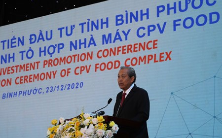 Phó Thủ tướng Thường trực chỉ ra 5 thế mạnh và 5 nhiệm vụ để Bình Phước phát triển